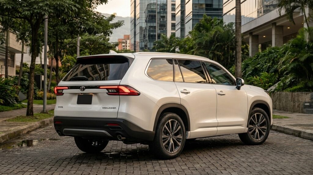 Toyota Grand Highlander vista trasera