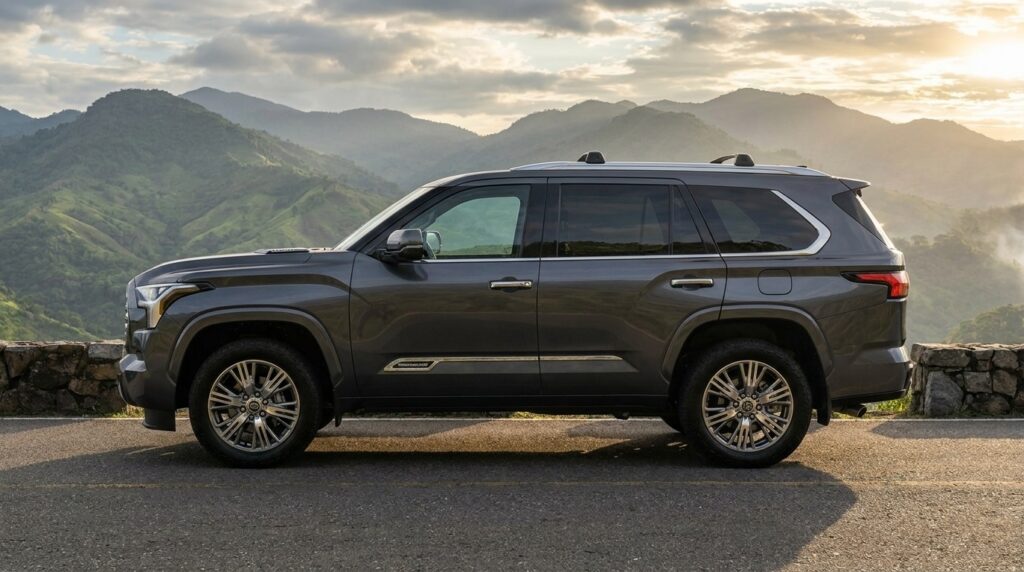 Toyota Sequoia 2026 vista lateral